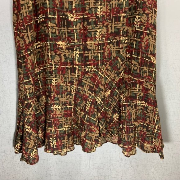 ✨3 for $20 Ann Taylor LOFT Patterned Skirt Size 12 - Picture 3 of 8